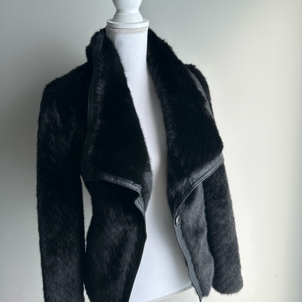 bebe Faux Fur Jacket